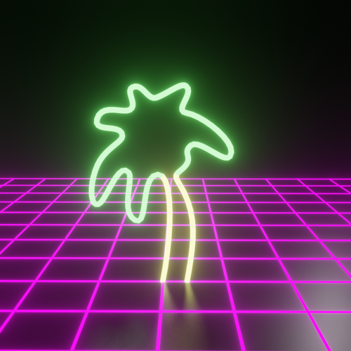 Retrowave Neon Palm 1 preview image